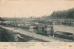 PERSAN BEAUMONT - GUERRE 1914-18 - Construction D'un Pont De Péniches Par Le Génie Français - Persan