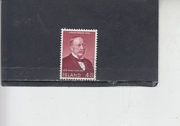 ISLANDA 1968  - Yvert  379°- Magnusson - Used Stamps