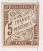 France Colonies Timbres Taxe 1885  Maury Nr 17 , Yv -17  Neuf Avec (trace De) Charniere - Strafportzegels