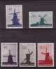 Nederland 1963 Nvph  Nr 786-790, Mi Nr 794 - 798  Zomerzegels Molens ; Mills - Unused Stamps