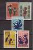 Nederland 1963 Nvph Nr 802-806, Mi Nr 808 - 812;   Kinderzegels Kinderrijmpjes  Vlinder Butterfly - Unused Stamps