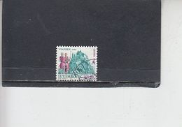 LUSSEMBURGO  1969 - Yvert   748° -  Caritas - Infanzia - Gebraucht