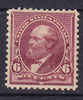 United States 1890 Mi. 66    6 C James A. Garfield MLH* - Unused Stamps