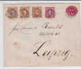 SVERIGE - 1935 - ENTIER ENVELOPPE  De GÖTEBORG Pour LEIPZIG (ALLEMAGNE) - Entiers Postaux