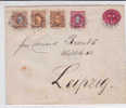 SVERIGE - 1935 - ENTIER ENVELOPPE  De GÖTEBORG Pour LEIPZIG (ALLEMAGNE) - Enteros Postales