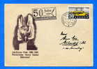 N° 302 Sur Lettre De 1944 Cachet Post Bureau Automobil - Brieven En Documenten
