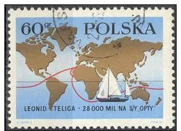 Polonia 1969 Scott 1658 Sello * Barco Opty Y Mapa Mundi Michel 1924 Yvert 1774  Polska Stamps Timbre Pologne Briefmarke - Unused Stamps