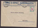 Finland ORELL & SIPILÄ - KANGASKAUPPA, WIIPURI Deluxe TMS Cancel Cover 1927 To Helsinki - Brieven En Documenten