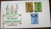 1973 ENGLAND FDC CRICKET 100 YEARS - Cricket