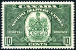 Canada E7 XF Mint Hinged 10c Special Delivery From 1939 - Eilbriefmarken