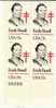#1823  Plate #  Block Of 4, Emily Bissell, 15-cent Stamp, Crusader Against Tuberculosis Health Theme - Plattennummern