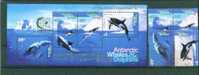 Australian Antarctic Territory. 1995. Whales. MNH Set And Overprinted SS. SCV = 70.35 - Wale