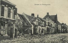 Belgique - Belgium - Flandre Occidentale - Militaria - Guerre 1914-18 - Nieuport - Nieuwpoort - Strasse In Nicmopoort - Nieuwpoort