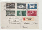 SUISSE  LETTRE  RECOMMANDEE  1946  CACHET D'ARRIVEE - Lettres & Documents