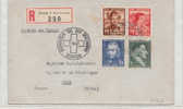 SUISSE  LETTRE  RECOMMANDEE  19461 CACHET D'ARRIVEE - Lettres & Documents