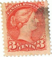 Timbre  3 Cents  Canada - Used Stamps