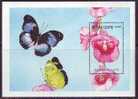 SIERRA LEONE  -   ORCHIDS - BUTTERFLIES  -  1989 - MNH** - Rose