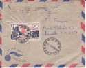 BANGASSOU - OUBANGUI CHARI - 1955 - A.E.F - COLONIES FRANCAISES - Poste Aérienne,l´explorateur Savorgnan Brazza,lettre - Sonstige & Ohne Zuordnung