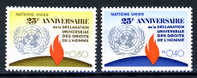 1973 - U.N. OFFICES IN GENEVA - ONU UFFICIO DI GINEVRA - Catg. Mi 35/36 - MINT - MNH (PGS01062011) - Unused Stamps