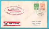COVER 1ST JET OVER THE POLE 18 FEB. 1960 JAPAN EUROPE BOEING 707 AIR FRANCE - Airmail