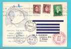 CARD SPECIAL FLIGHT OSLO - THULE - TOKYO 23 MAY 1953 - Cartas & Documentos