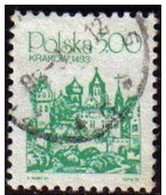 Polonia 1981 Scott 2457 Sello º Castillos Krakow 1493 Michel 2753 Yvert 2569 Polska Stamps Timbre Pologne Briefmarke - Usados
