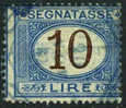 Italy J19 Used 10l Postage Due From 1874 - Segnatasse