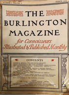 RARE: THE BURLINGTON MAGAZINE NR1 VOL1 MARCH 1903 (Edition  LIMITED TO 340 Copies) - Autres & Non Classés