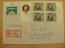 - Cover Berlin -  Recommandé -  Deutsche Bundespost, 6 Stamps, Cachets  NÜRNBERG, 1974, Très Bon état. - Storia Postale