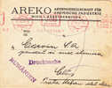 AREKO Chemische Industrie,commercial Cover,1925 Meter Mark,cover From Austria Sent To Romania - Química