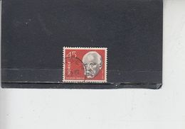 NORVEGIA  1961 - Yvert   417° - Nobel - Used Stamps