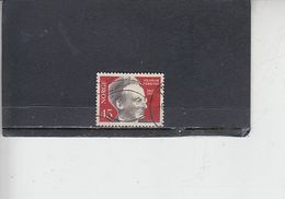 NORVEGIA  1962 - Yvert   423° -  Bierknes - Used Stamps
