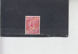 NORVEGIA  1966 - Yvert   501° - Europa-CEPT - Gebruikt