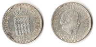 MONACO  10  FRANCS  1966  ARGENT - 1960-2001 Franchi Nuovi