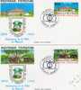 POLYNESIE - N° 358/259 Sur FDC  :  VILLE DE PAPEETE - FDC