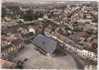 EN AVION AU-DESSUS DE ... 2. ARPAJON (S.-et-O.) - Place Du Marché Les Halles XVIe S. Et Vue Générale - Arpajon