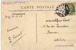 Postal, BEAUNE  1907,  Francia, Post Card - Lettres & Documents