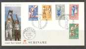 SURINAME 1969 FDC E70  BLANCO VERY FINE - Suriname ... - 1975