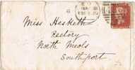 Carta LIVERPOOL (Gran Bretaña) 1869,  Gride 466 - Covers & Documents