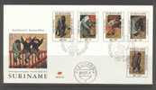 SURINAME 1971 FDC E87  BLANCO VERY FINE - Surinam ... - 1975