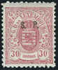 Luxembourg O51 XF Mint Hinged 30c Official From 1881 - Officials