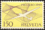 Switzerland C45 XF Mint Hinged Airmail From 1949 - Nuevos