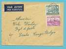 770+772 Op Brief Per Luchtpost (par Avion) Met Stempel DOUR Naar Congo Belge (VK) - 1948 Exportation