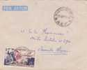 Koumra (petit Bureau) Tchad Afrique Colonie Française Lettre Par Avion Pour Marseille Marcophilie - Storia Postale