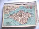 United Kingdom England Groot Brittannie Isle Of Wight Map Old - Otros & Sin Clasificación