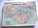 United Kingdom England Groot Brittannie Isle Of Wight Map Old - Autres & Non Classés