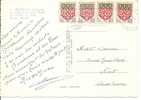 N°1352X4 CP BORDEAUX        Vers    NIORT      Le    11 MAI 1963 - Storia Postale