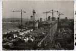 Cpsm OTTMARSHEIM Chantier EDF Ecluses Vue D'aval Fevrier 1950 - Au Profit De La Mutuelle Du Personnel N° 34 - Ottmarsheim