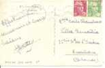 N°809+806  CAD KRAG LAON             Vers    ARCACHON  Le  20 AOUT  1949 - Cartas & Documentos