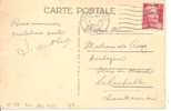 N°712 TRES RARE     CAD FLIER   TOULON              Vers    LA ROCHELLE  Le 02 FEVRIER 1946 - Covers & Documents